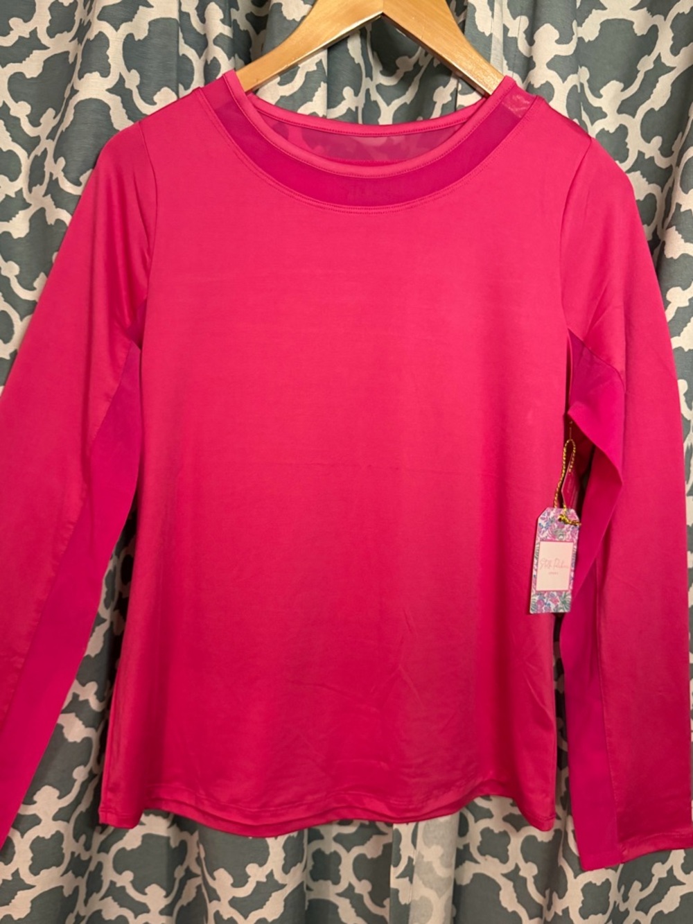 Stella Parker Sport Top UPF 50 in Fuchsia Pink NWT 🌸